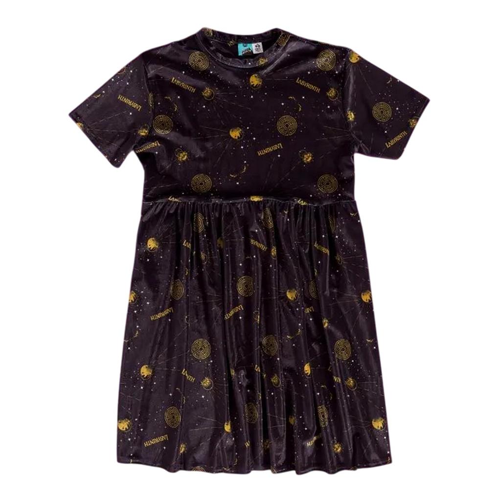 Labyrinth Womens/Ladies Celestial Velvet Smock Dress