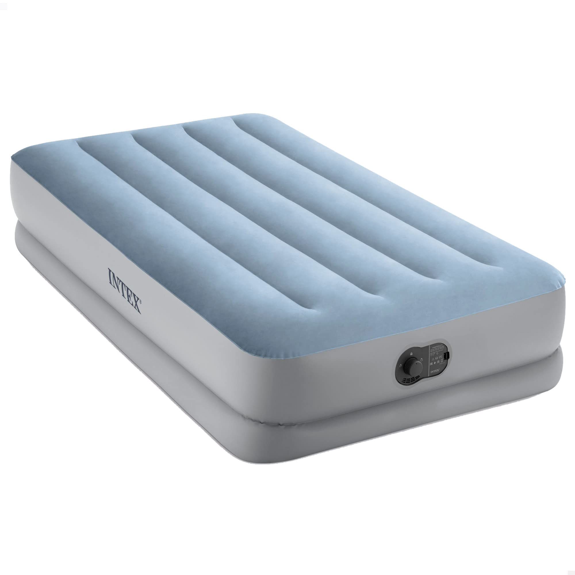 

INTEX Midrise Comfort Air Bed Single Size 64157 99 cm x 191 cm x 36 cm (USB Powered) Dimensions