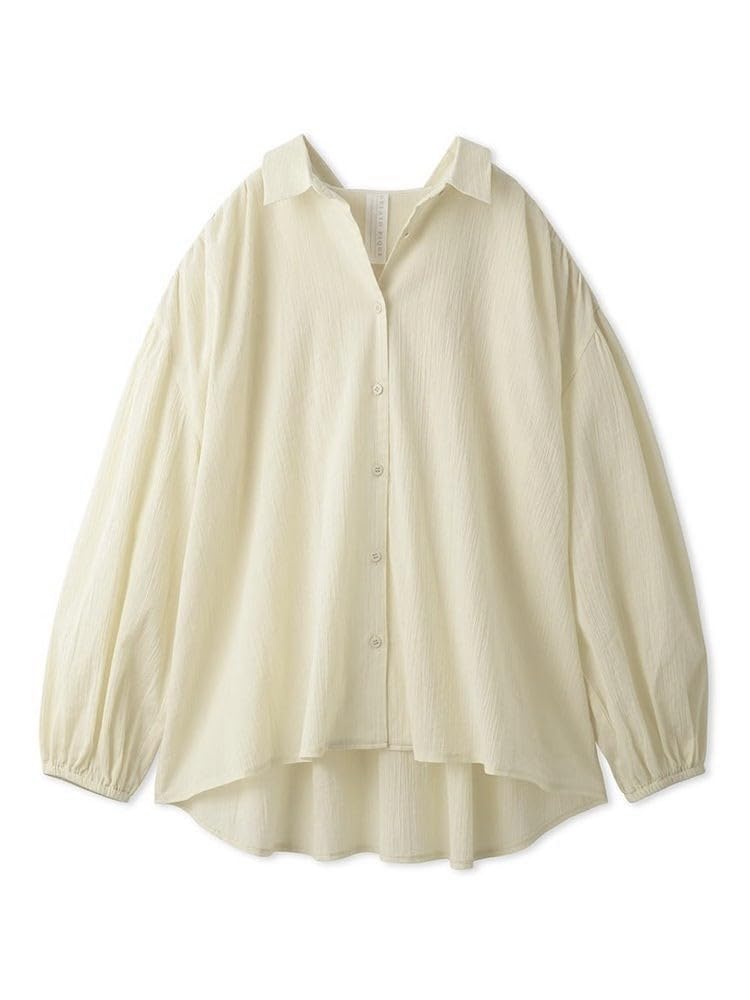 Gelato Pique Mimosa Collar Overshirt PWFT231304 YEL F Women's