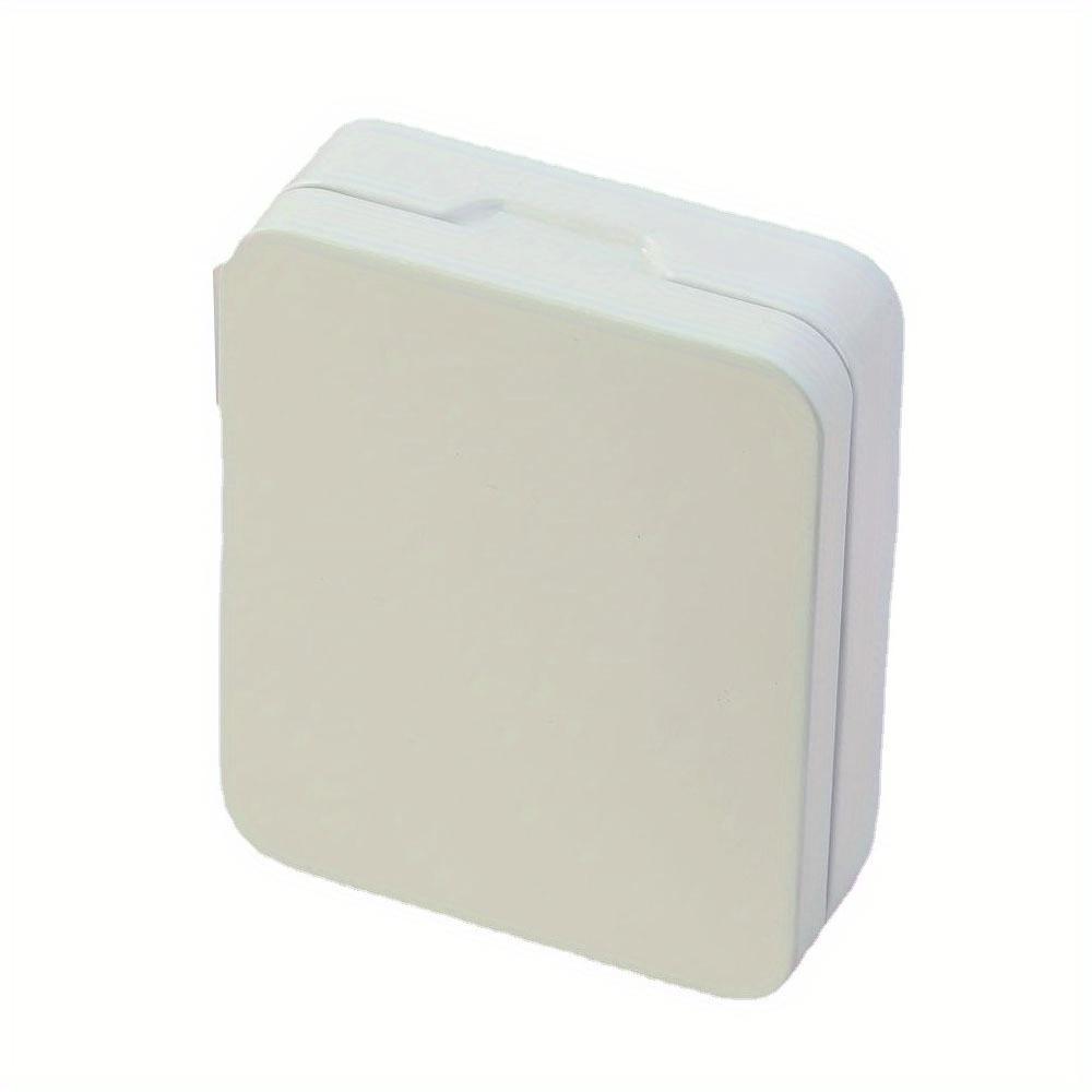 Портативный мини-металлический ящик для хранения ювелирных изделий, ключей, монет, белая коробка для чая, свадебных конфет, органайзер для жестяной банки, подарок белый