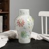 Colorful Flower Patterns Ceramic Vase Potted Plant Table Decoration Flowers Arrangement Floral Vases Room Aesthetic Decor