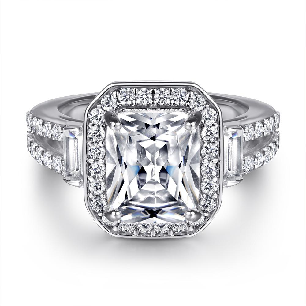 Zirkónový prsteň Lindon Classic 925 Sterling Silver Dámske šperky Svadobný darček na párty