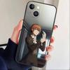 STEINS GATE D-Rintaro O-Okabe Phone Case For iPhone 17 16 15 14 13 12 Max Plus Silicone Black Cover