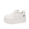 Little White Shoes Women's 2025 Spring and Summer New Popular Versatile This Year's Popular Thick-soled Mesh Casual Inner Height-increasing Board Sho