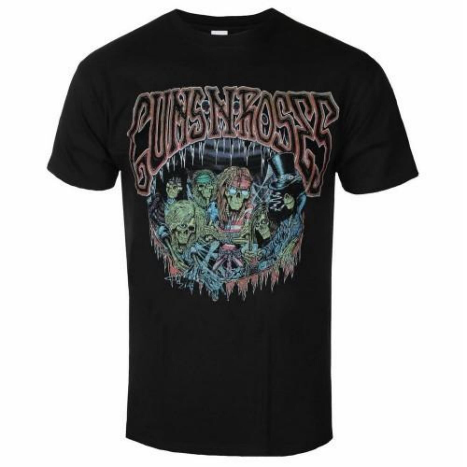 Guns N Roses Unisex Adult Illusion Tour Back Print T-Shirt XXXXL