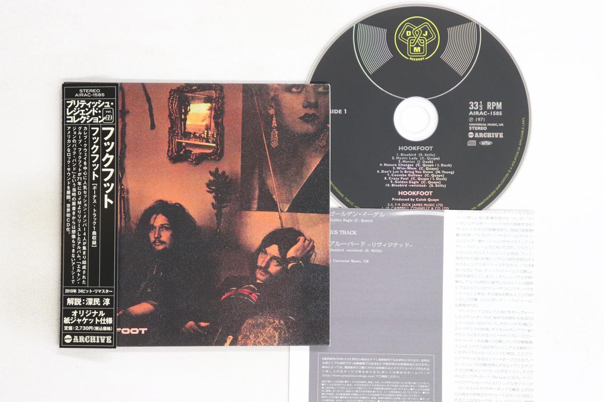 

CD HOOKFOOT - Hookfoot AIRAC1585 AIR MAIL ARCHIV 2010 Japan Obi Rock Used