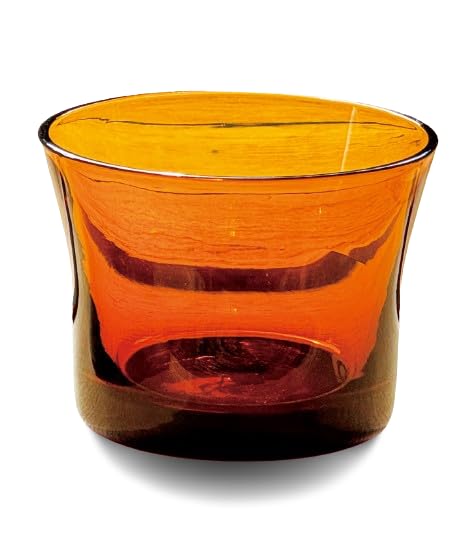 Hirota Glass Flare Glass, Heat-Resistant, Amber S, 160ml