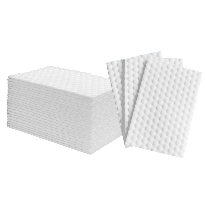 Magic Sponge Eraser Sheets 100 PCS Convex Point Melamine Disposable Portable Cleaning Wipes Thin белый
