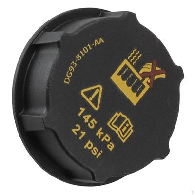 Radiator Coolant Reservoir Tank Cap Accessories 3M5H8100AC Black Compatible for Fiesta Focus Replace