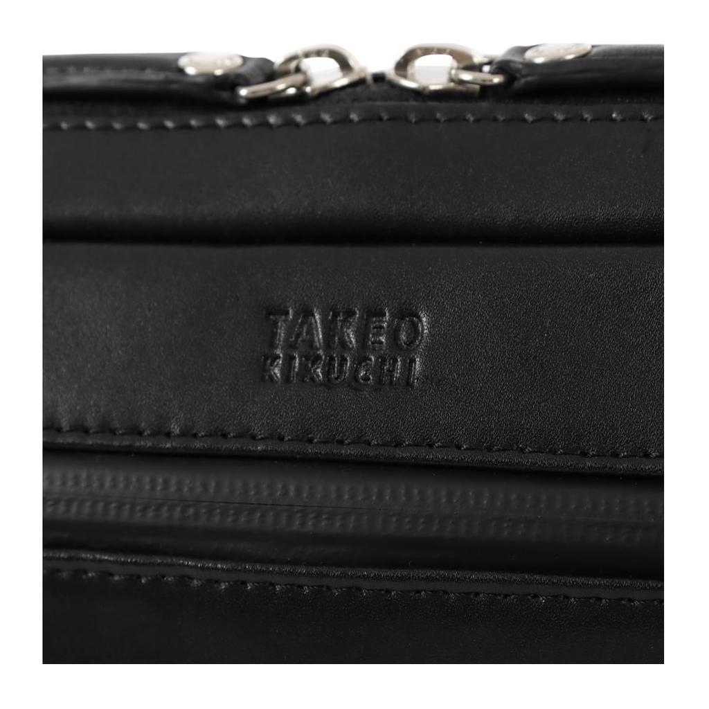 Clutch Second Leather Mini Suitable for Formal Split Navy [TAKEO KIKUCHI] Bag, Bag, Pouch, Bag, Men's 732211, Squall, Water-repellent, Mold-resistant,