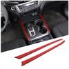 Carbon Fiber Red Center Console Gear Side Strip Sticker For Honda Pilot 17+