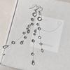 Handmade Dewdrop Necklace Transparent Dew Rain Earrings Water Drop Earrings  for Women Teen Girls