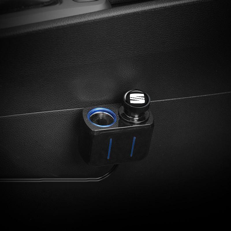 bzdf9 Car Cigarette Lighter Decoration Cover Cigarette Lighter Dust Plug For Seat FR Leon Ibiza Altea Exe 5f Mk2 Mk3 TARRACO Accessory