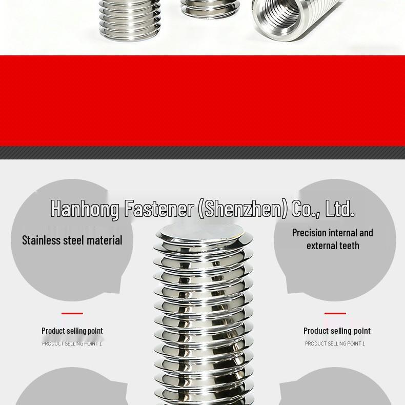 Stainless Steel Internal & External Thread Self-Tapping Screw Sleeve Reducer Fastener M456