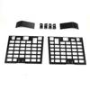 2pcs Rear Window Side Storage Rack Aluminium Alloy Modular Storage Panel Replacement for Land Rover Defender L663