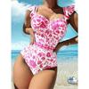 2026 New One-Piece Bikini Sexy Printed Swimsuit Summer Beach Swimwear Bathing Suit For Women