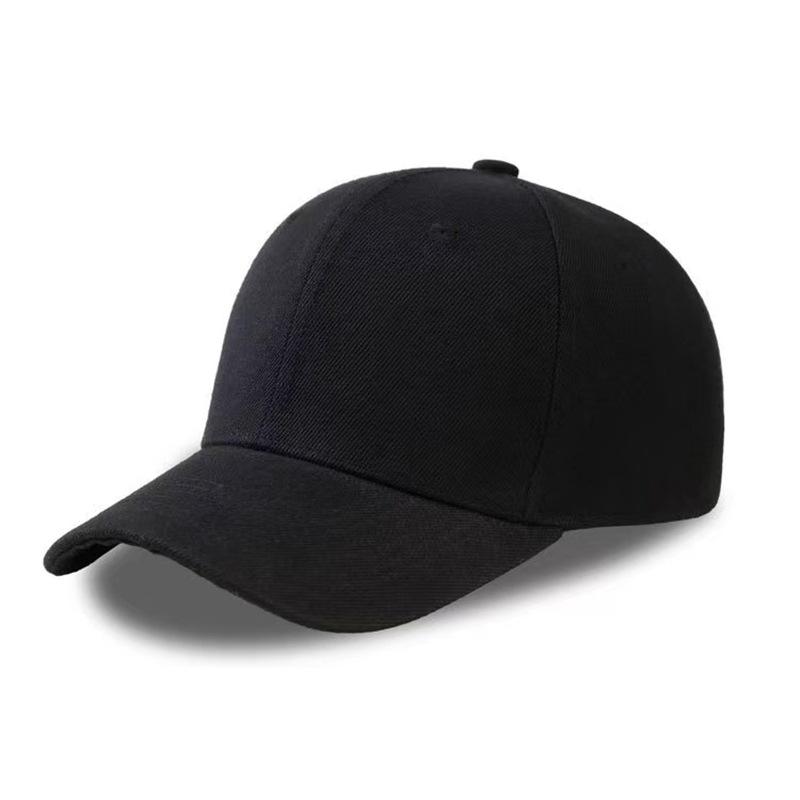 Custom Logo Embroidery Printing Baseball Cap with PVC and Cotton Fabric Letter Pattern Unisex Outdoor Advertising Hat Adjustable чёрный