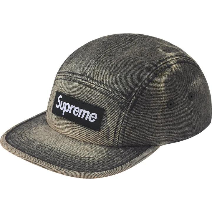 Supreme Denim Camp Cap Washed Black One-Size