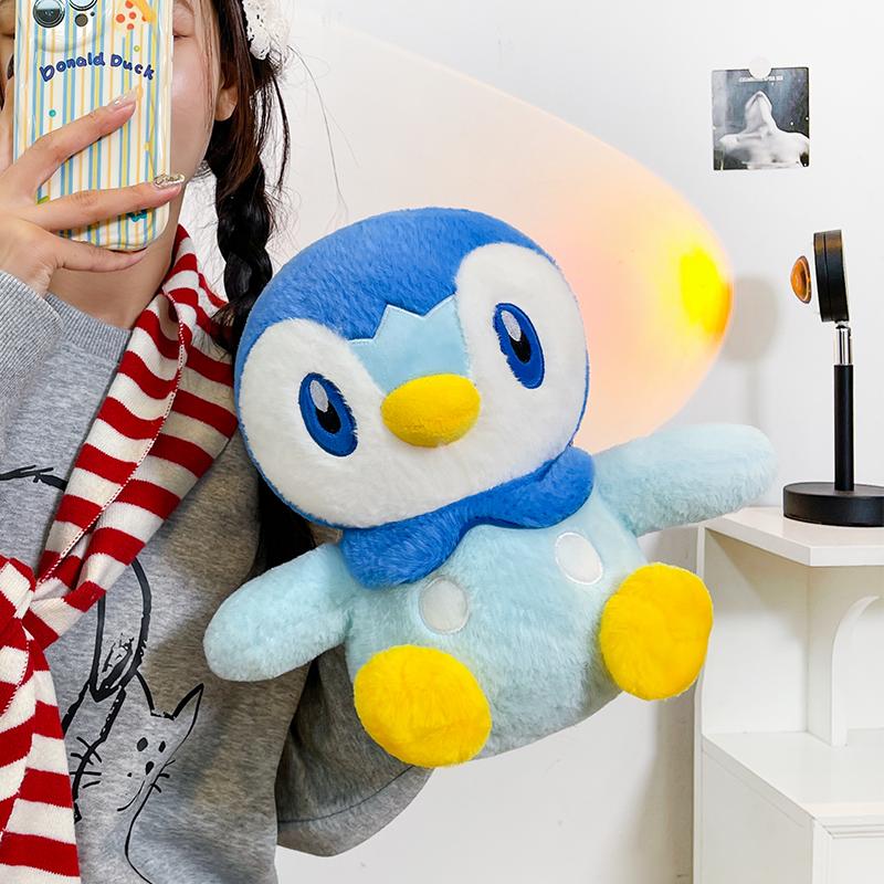 Big Size Kawaii Piplup Plush Toy Penguin Stuffed Anime Doll Very Soft Cuddly Plushie Birthday Gifts For Fans