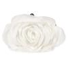 Borsa da Sera Fiore Sposa Piccola Borsa Completo Festa Borsa a Mano Matrimonio Portafoglio Donna Catena Floreale Pochette da Donna