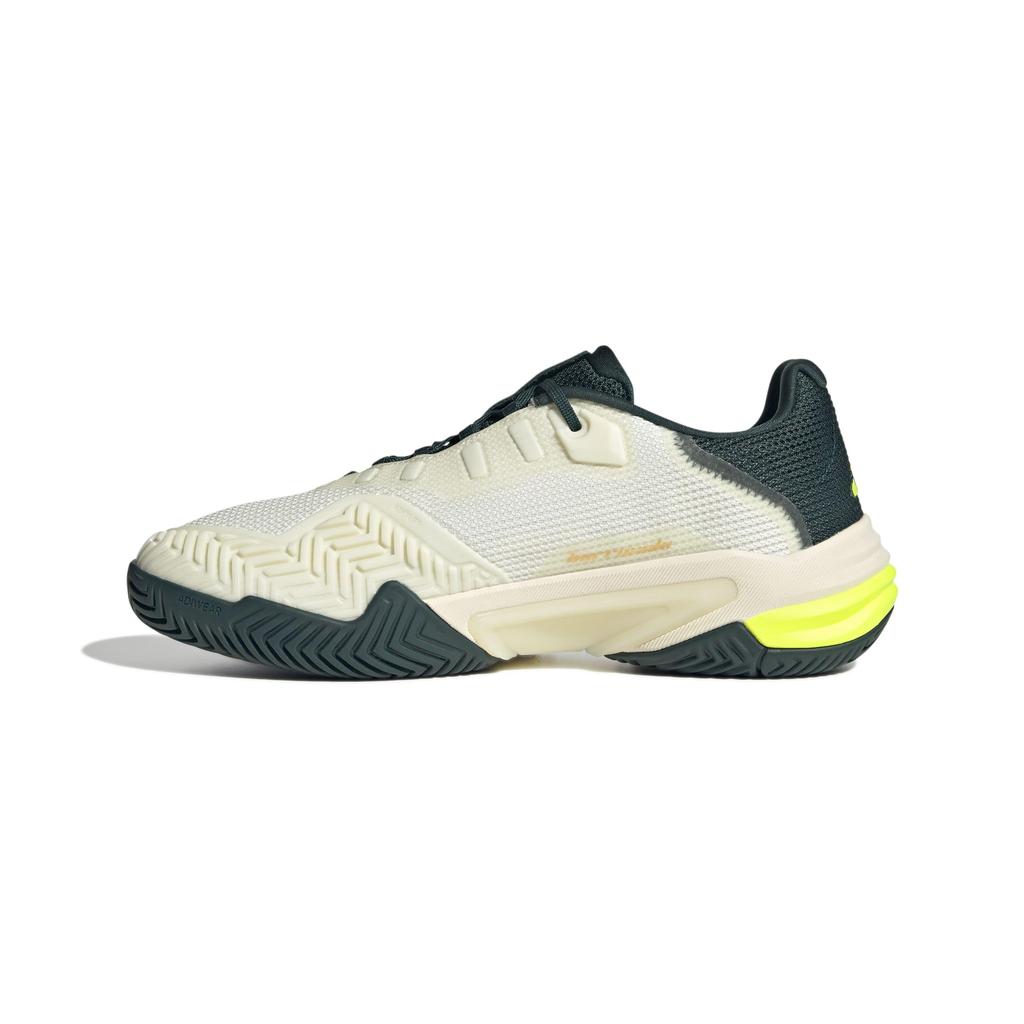 Adidas Barricade 13 Tennis Teal Size Cm Shoes, LZR24, Off-White/Core Black/Powder (JH5129), 27.0