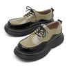 Design sense ins trendy color matching casual leather shoes men's platform big head leather shoes niche big head leather shoes 96593-A