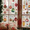 Christmas Static Cling Stickers for - Festive Holiday Party Decorations for Living Room Bedroom