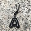  Sheepskin English Letter A-Z Charm Accessories  Character Alphabet Key Chain Pendant Bag Car Pendant
