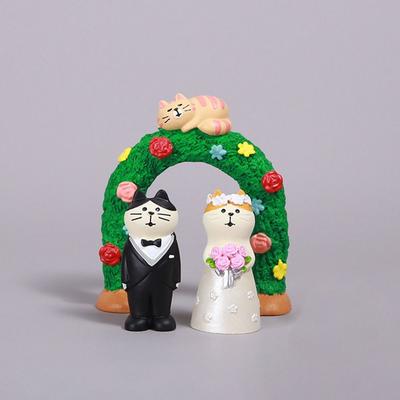 DIY Mini Wedding Arch Toy Zakka Creative Resin Handicraft Ornaments Japanese Grocery Cute Wedding Ceremony Ornaments