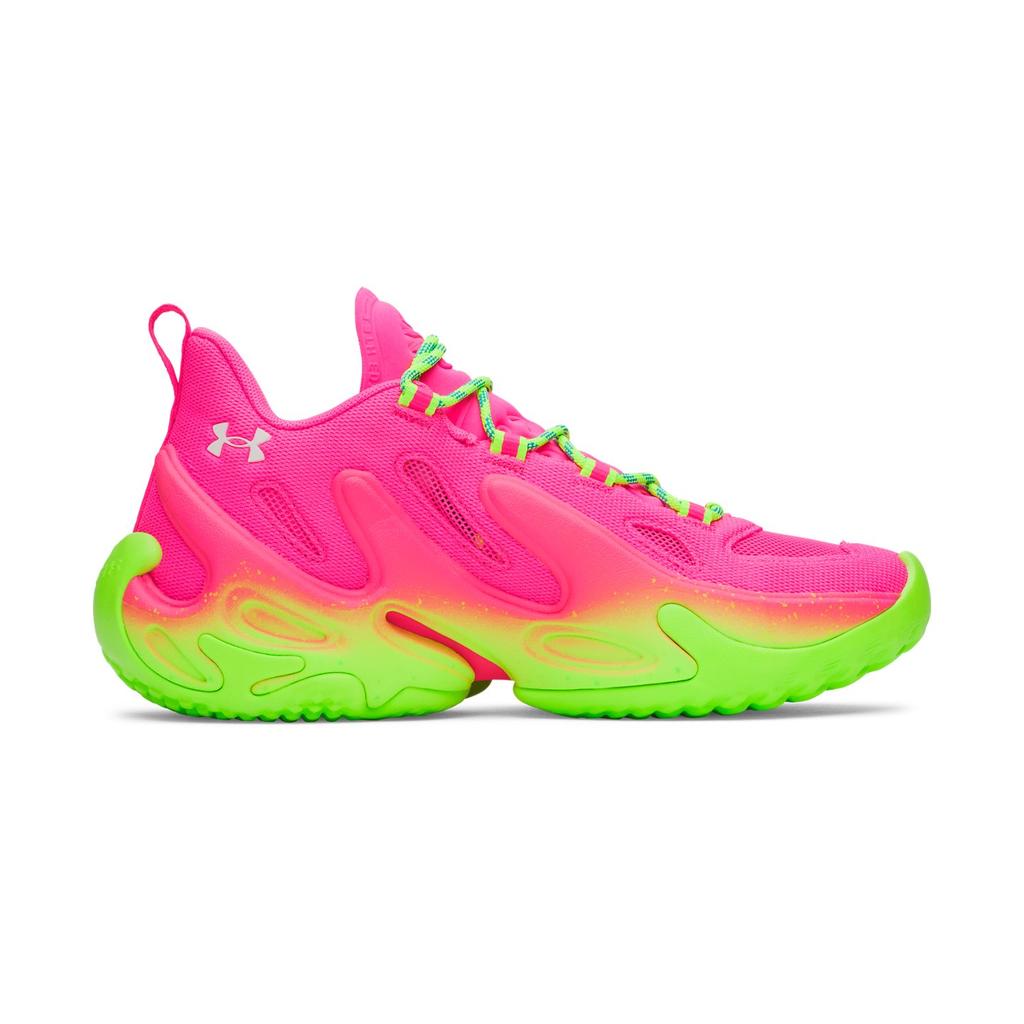Under Armour Tênis de Basquete Curry 13 de Cano Alto Unissex Frenzy-Rosa 6007670-694