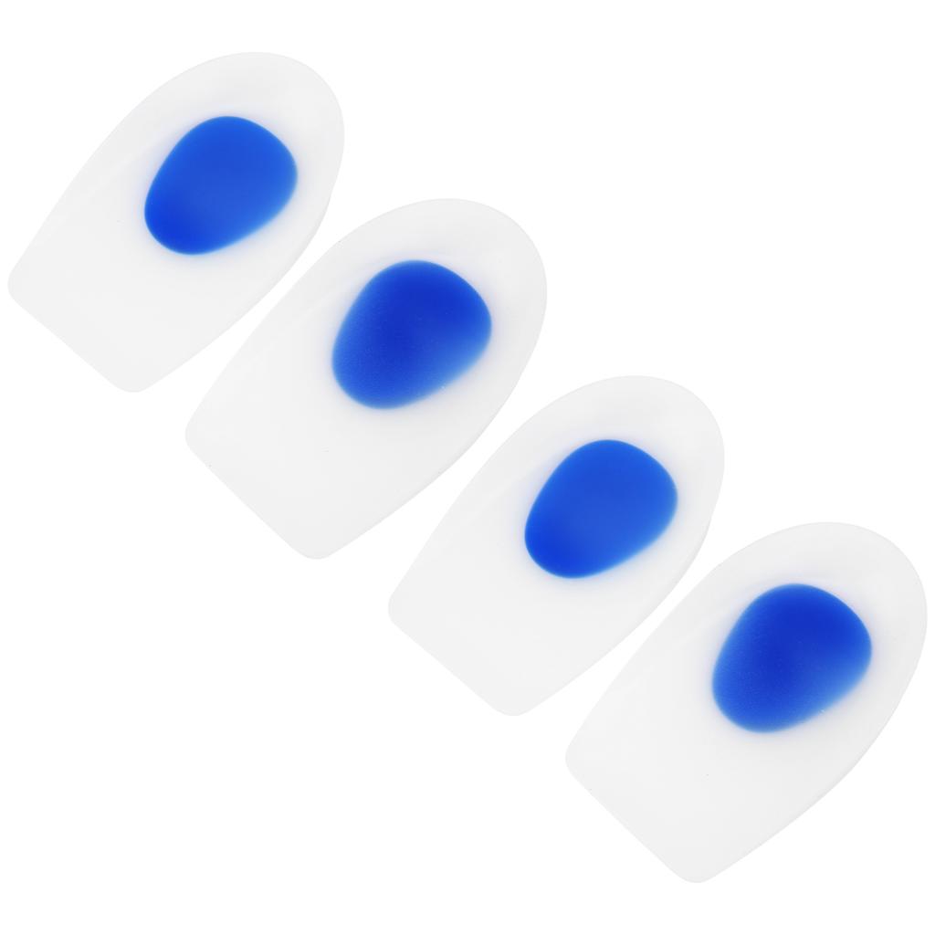 2 PairsSet Outdoor Shoe Heel Cushion Inserts Orthotic Silicone Heel Protective Cups Woman