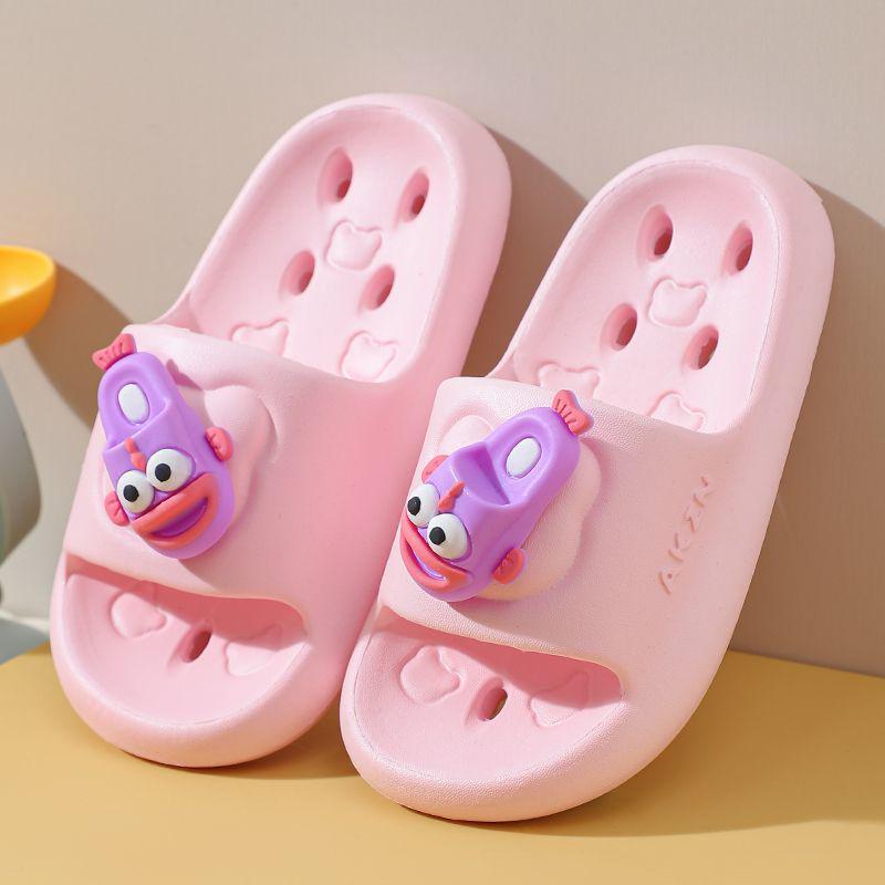 Children's Quick-Dry Anti-Slip Bathroom Slippers - Boys & Girls Summer Shower Sandals
