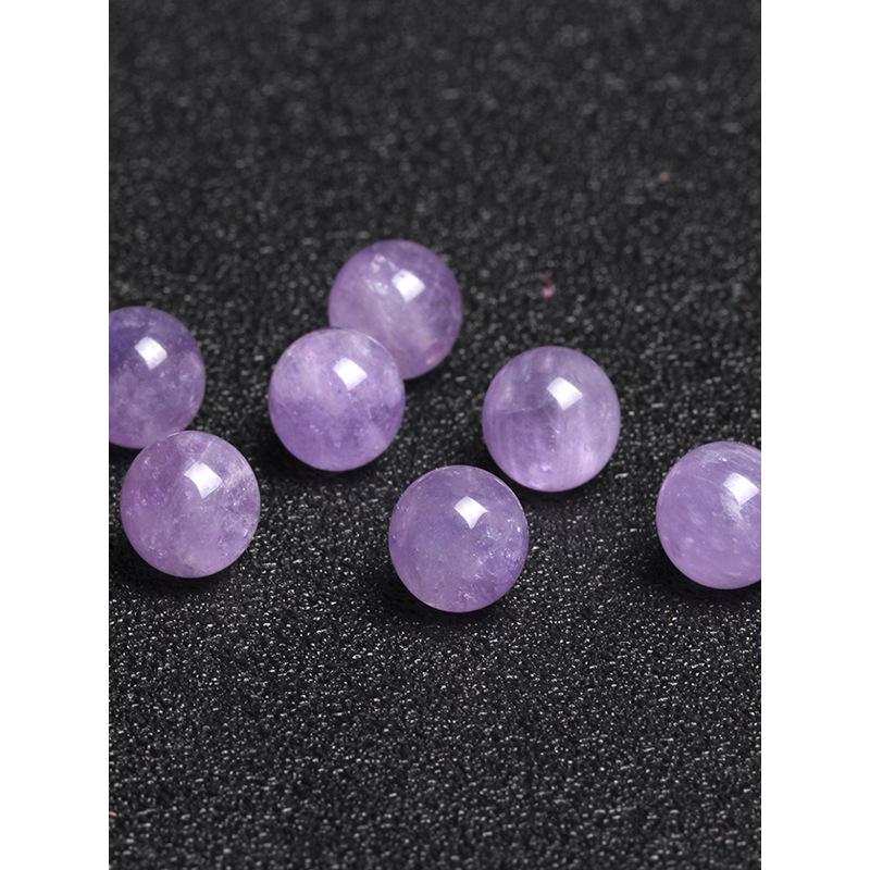 Natural Amethyst Round Beads Bracelet & DIY Jewelry Accessories