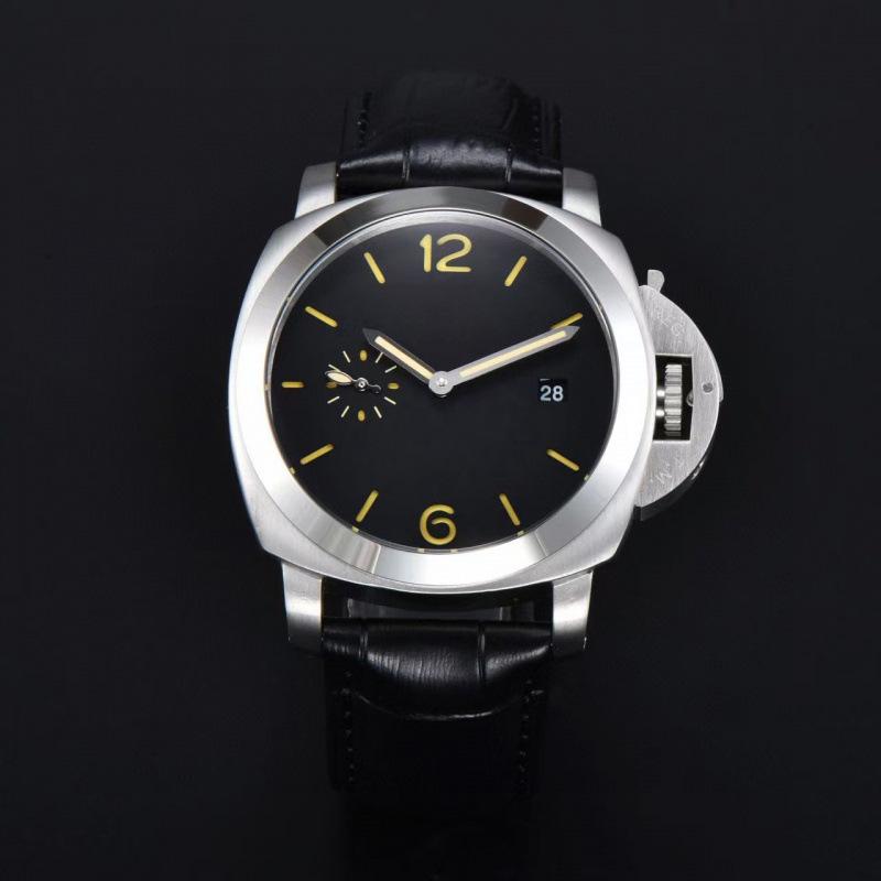 Men's Luxury Carbon Fiber Sports Watch - Sea Buckthorn Dial, Lumino Series, Fully Automatic Mechanical