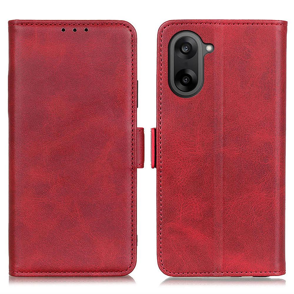 For OnePlus Nord CE5 5G Case Stand Cowhide Texture PU Leather Phone Cover