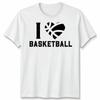 I Love Basketball Sports Fan Tee Unisex Unisex Graphic Unisex TShirt