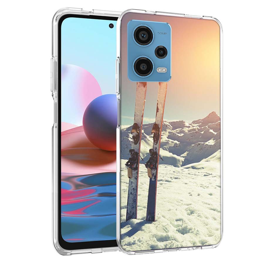 Skiing Snow Snowboard Ski Phone Case For Redmi 12 13C 12C 15C 15 9 Power 10 Prime+ 10C 10A 9T 9C 9i 9AT 9A Sport A5 K50 K30 60 U