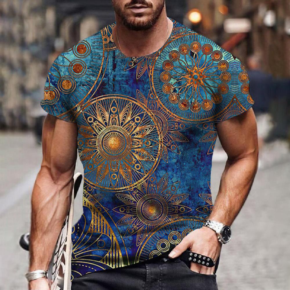 

Мужская футболка, африканские дашики, традиционные топы, винтажная одежда в этническом стиле, повседневная одежда, уличная одежда большого размера с круглым вырезом и коротким рукавом XL