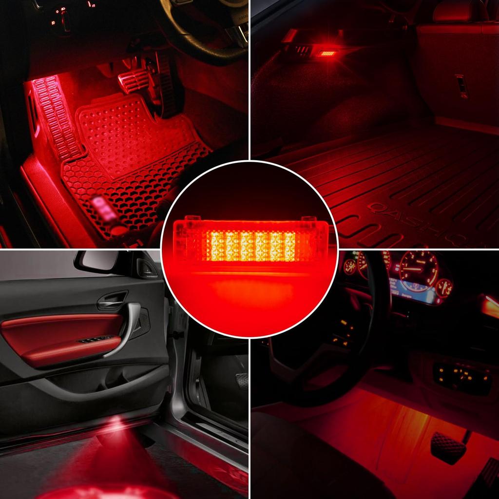 POPMOTORZ LED Courtesy Lamp for BMW Mini Cooper R50/R52/R53/R55/R56/R57 E81 E87 E90 E92 E93