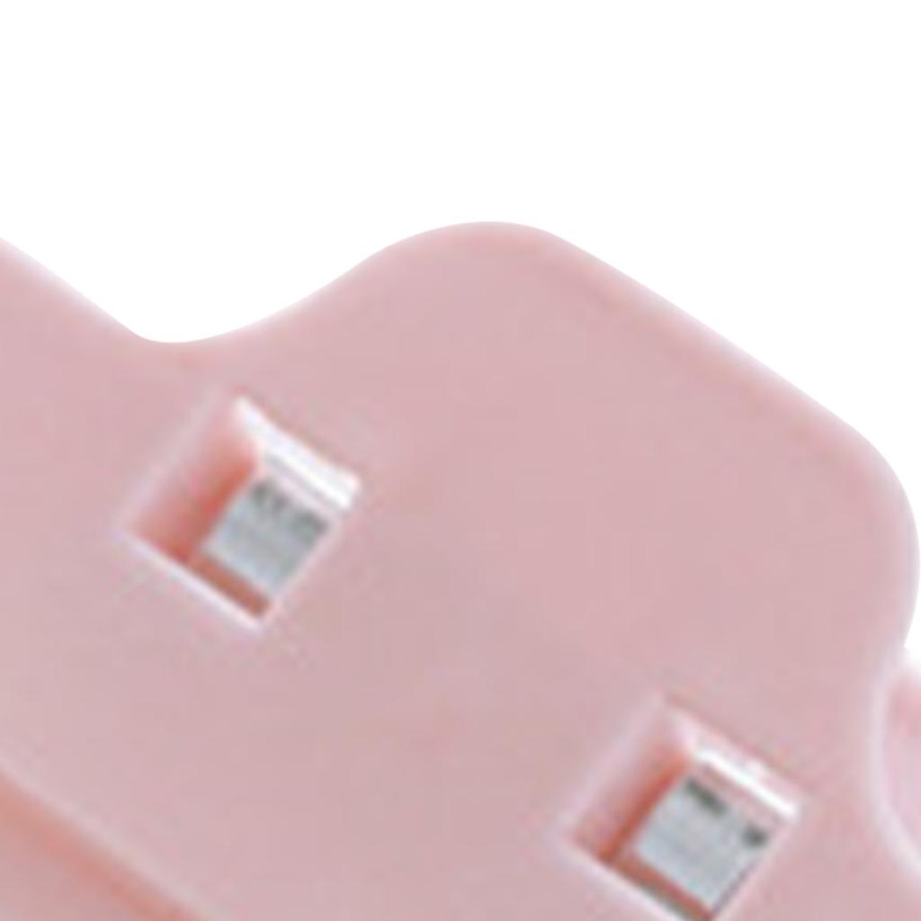 10PCS Food Sealing Clip Tight Damp Proof Multipurpose Easy To Use Snack Bag Sealer Clip for Kitchen Pink