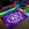 Austria Wien FC Design Crystal Velvet Carpet Cozy Non?Slip Printed Rug For Bedroom Living Room Entrance