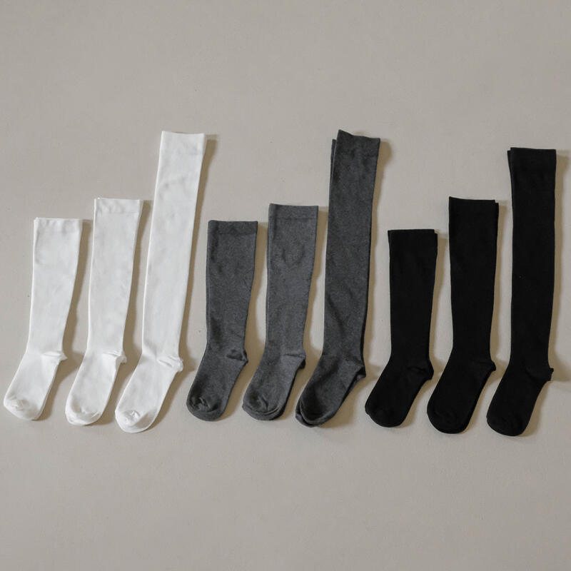 [25cm] 3-length tight compression knee socks half-stockings 3 colors