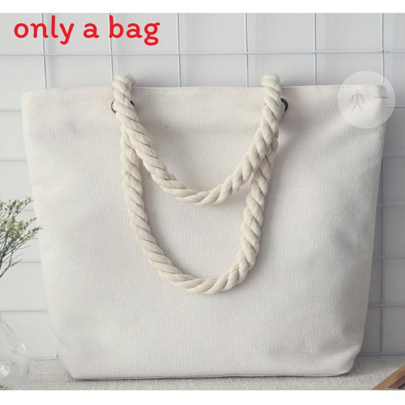 Minimalist Canvas Shoulder Bag For Daily Use With Large Capacity
