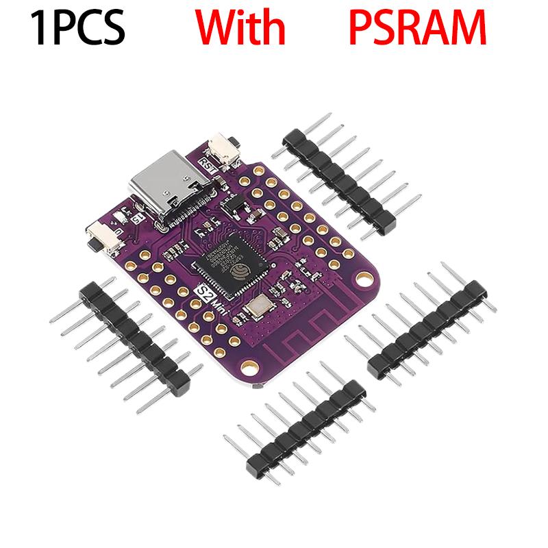 

ESP32 S2 Mini WIFI плата на основі ESP32-S2FN4R2 4 МБ FLASH 2 МБ PSRAM MicroPython для Arduino сумісний з D1 Mini оновлення
