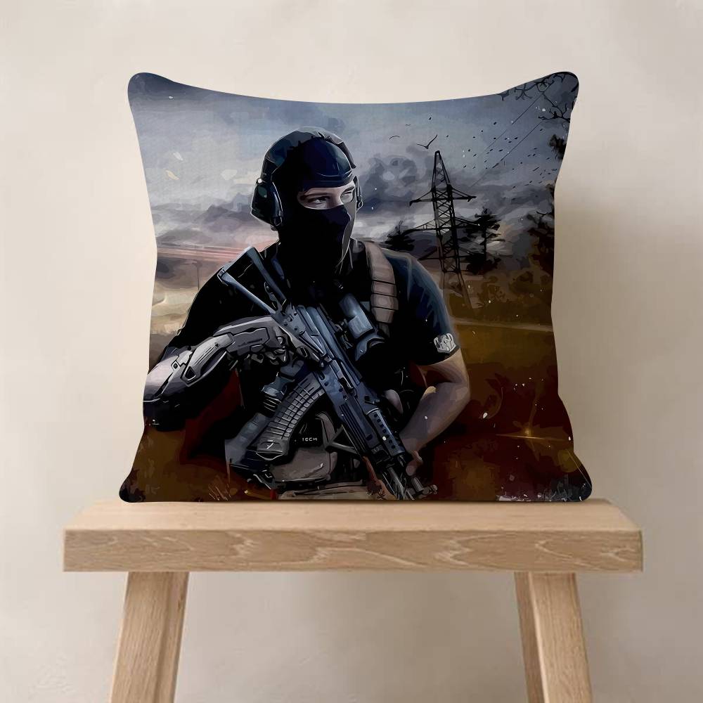 Escape From Tarkov Cooles Spiel Personalisiertes Bild Text Heimdeko Kissen Haushaltsgeschenke xcm