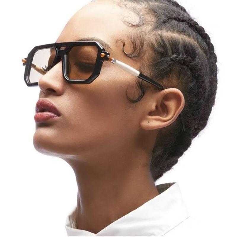 New Large Frame Square Sunglasses Women's Brand Designer Fashion Sun Glasses Men's Outdoor Driving Eyewear UV400