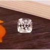 AAA Flawless 17x17mm Heated Ceylon White Sapphire Cushion Cut Loose Gemstone