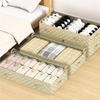 Non-Woven Fabric Underbed Flat Storage Boxes Dual Zipper Quilt Clothes Storage Bag for Home