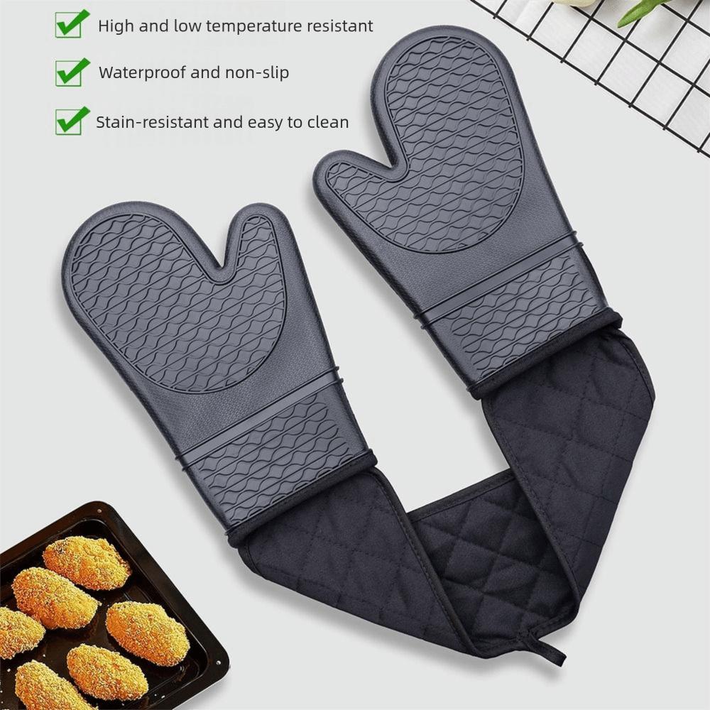 Non-Slip Baking Hand Gloves Insulated Kitchen Microwave Mittens Barbecue Handschoen Bar Bakeware