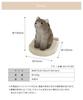Fika Bear Wooden Tabletop Smartphone and Glasses Stand, Natural Wood, Animal Design